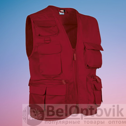 Жилет SAFARI с карманами, ассортимент цветов и размеров